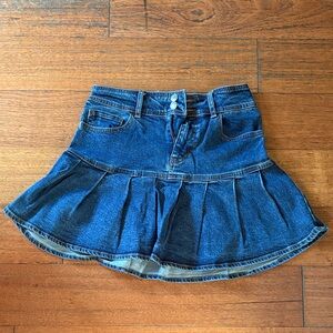 Wild Fable Blue Denim Skirt